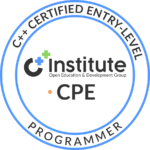 Badge CPE OpenEDG C++ Institute