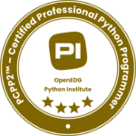 Badge PCPP2 OpenEDG Python Institute