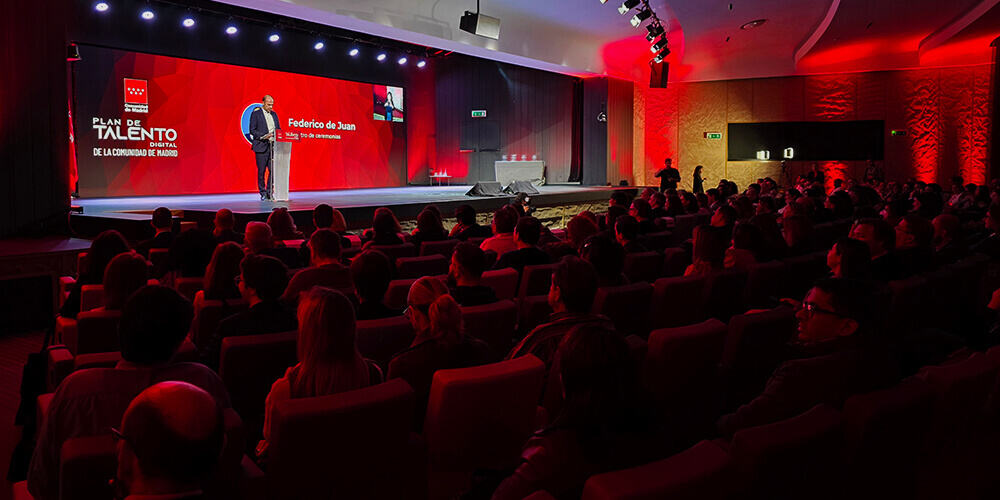 Evento Plan de Talento Digital de la Comunidad de Madrid, junto a Oracle y CAS Training