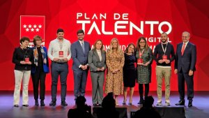 Reconocimiento de alumnos destacados Oracle en el evento Plan de Talento Digital de la Comunidad de Madrid